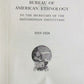 1919-1924 REPORT of BUREAU of AMERICAN ETHNOLOGY by J.POWELL antique ILLUSTRATED