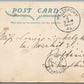 WEISSPORT PA WELL DUG by BENJ. FRANKLIN ANTIQUE POSTCARD