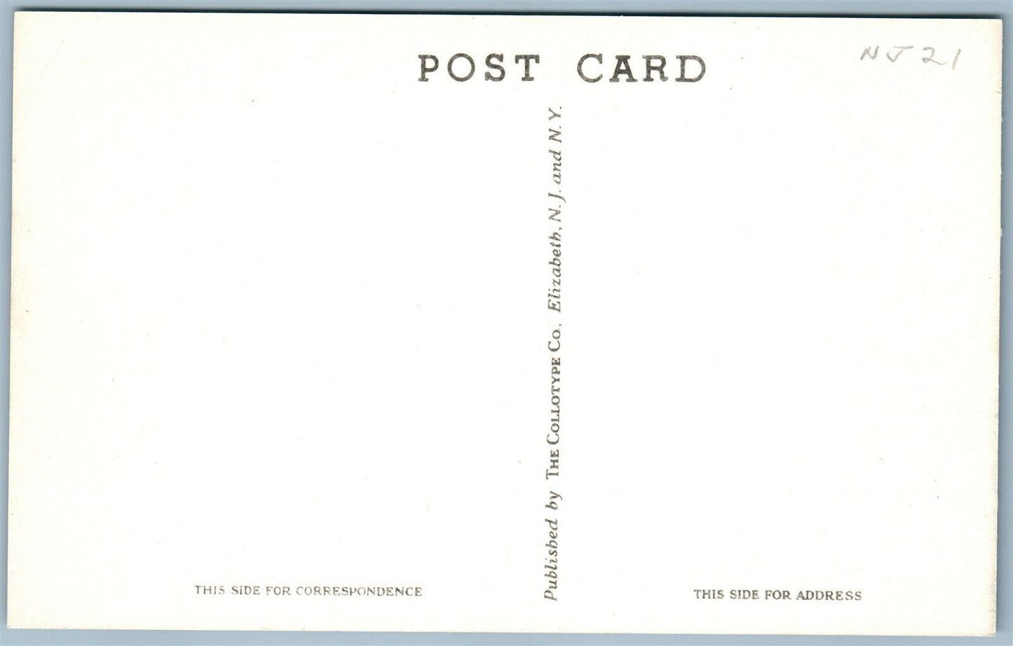 WASHINGTON NJ FIRST PRESBYTERIAN CHURCH VINTAGE POSTCARD