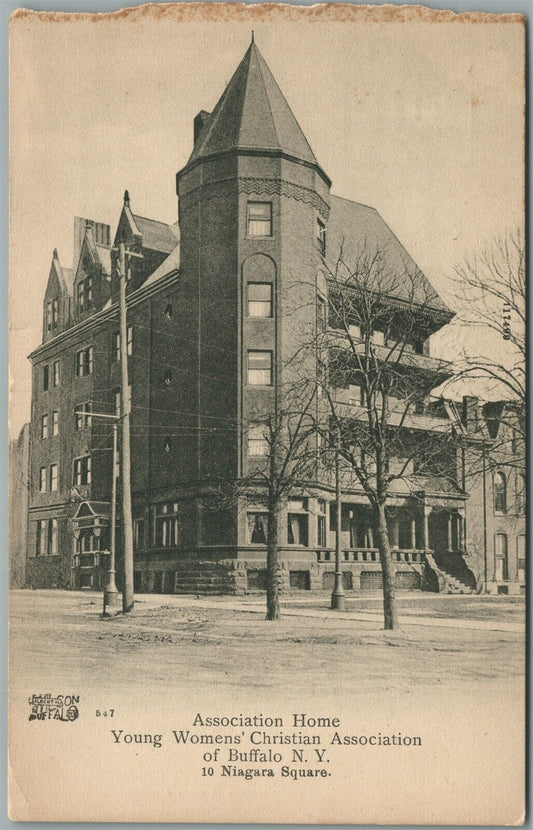 BUFFALO NY YOUNG WOMEN'S CHRISTIAN ASSOCIATION ANTIQUE POSTCARD