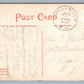HOLLY BEACH NJ UNITED STATES LIFE SAVING STATION ANTIQUE POSTCARD