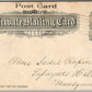 ATLANTIC CITY HEINZ OCEAN PIER 1904 ANTIQUE POSTCARD PRIVATE MAILING CARD