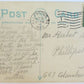 1913 ANTIQUE ROMANTIC POSTCARD - IT'S EASY TO STRING THEM IN ALLENTOWN PA