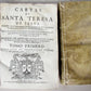 1724 2 volumes Cartas de Santa Teresa de Jesus by Teresa of Ávila antique books