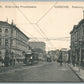 WARSAW POLAND WARSZAWA KRAKOWSKIE PRZEDMIESCIE ANTIQUE POSTCARD