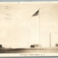 CAMP CROFT SC WWII 1943 AMERICAN FLAG VINTAGE REAL PHOTO POSTCARD RPPC