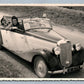 1950s MERSEDES BENZ CONVERTIBLE VINTAGE REAL PHOTO POSTCARD RPPC