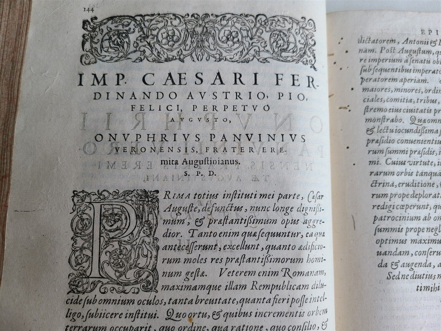 1597 HISTORY of ROMAN REPUBLIC by ONOFRIO PANVINIO REIPUBLICAE ROMANAE antique