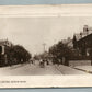 ENGLAND LUSCARD MANOR ROAD ANTIQUE REAL PHOTO POSTCARD RPPC w/ UK STAMP