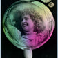COCA COLA GIRL HILDA CLARK PHOTOMONTAGE SOAP BUBBLE PIPE ANTIQUE REAL PHOTO RPPC