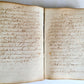 18th CENTURY LATIN MANUSCRIPT BOOK antique TRACTATUS DE JURE ET JUSTITIA vellum