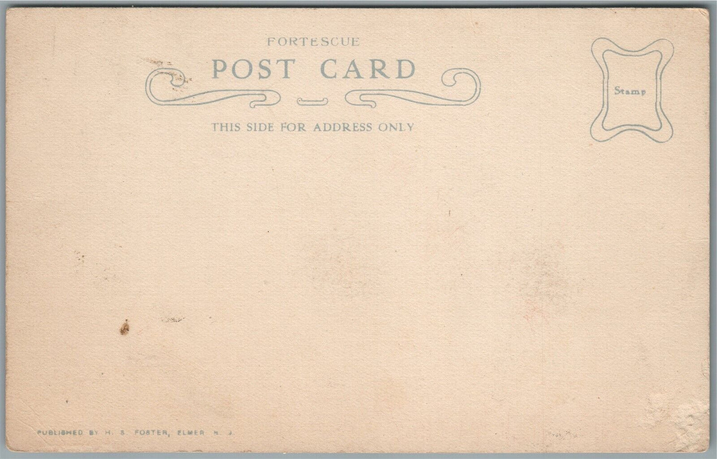 FORTESCUE NJ CREEK ANTIQUE POSTCARD