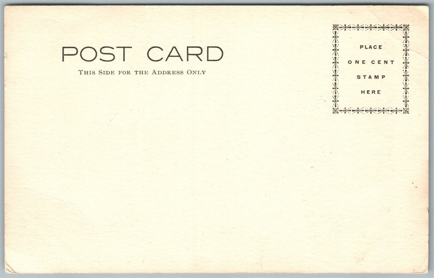 WILLIAMSPORT PA MARKET STREET UNDIVIDED ANTIQUE POSTCARD