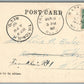 WINCHENDON MA FRONT STREET ANTIQUE POSTCARD