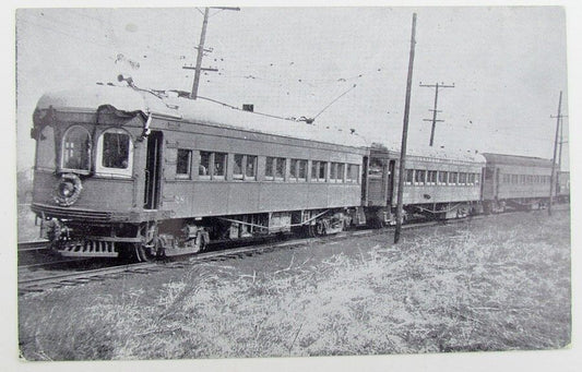 VINTAGE POSTCARD RAILROAD ILLINOIS TERMINAL SPRINGFIELD IL ST.LOUIS MO train