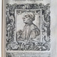 1577 ELOGIA VIRORUM LITERIS ILLUSTRIUM 63 ENGRAVINGS by Tobias Stimmer antique