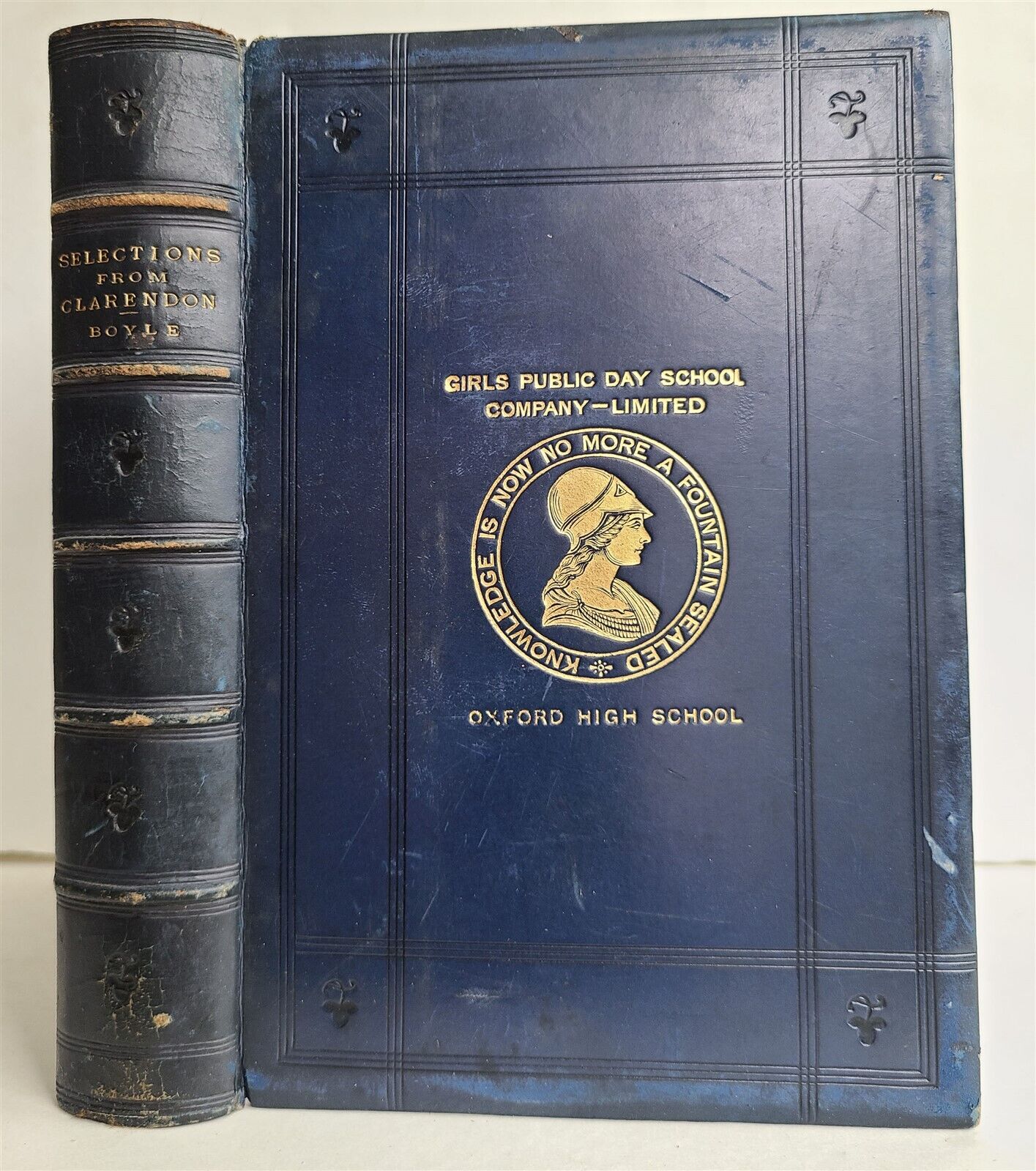 1889 CHARACTERS & EPISODES of GREAT REBELLION antique PRIZE BINDING