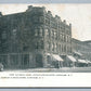 CARTHAGE NY FIRST NATIONAL BANK STRICKLAND BUILDING ANTIQUE POSTCARD