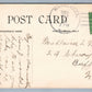 MANNSVILLE NY R.R. STREET ANTIQUE POSTCARD