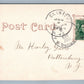 CLINTON NJ UNION HOTEL ANTIQUE POSTCARD