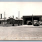 CAMP PHILLIPS KS FIRE DEPT & SIGNAL STATION VINTAGE REAL PHOTO POSTCARD RPPC