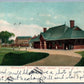 COHOES NY RAILROAD STATION UNDIVIDED ANTIQUE POSTCARD railway train depot