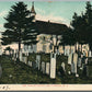 FREEHOLD NJ OLD TENNANT CHURCH CEMETERY ANTIQUE POSTCARD