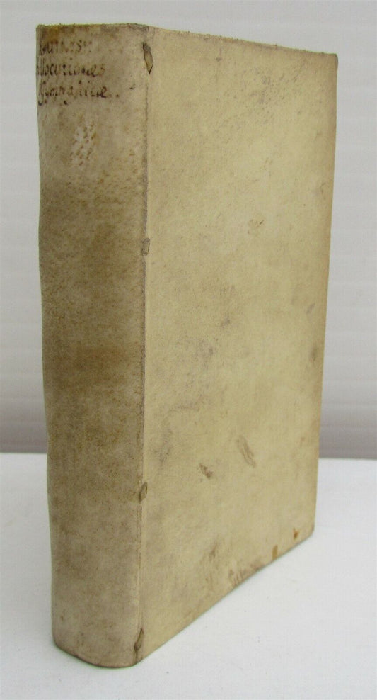 1638 PLANTIN PRESS Vicenzo GUINIGGI Allocutiones gymnasticae antique VELLUM