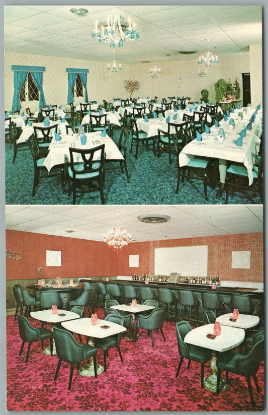 MONTGOMERYVILLE PA BERNIE SHAY'S GOLDEN CHARIOT RESTAURANT VINTAGE POSTCARD