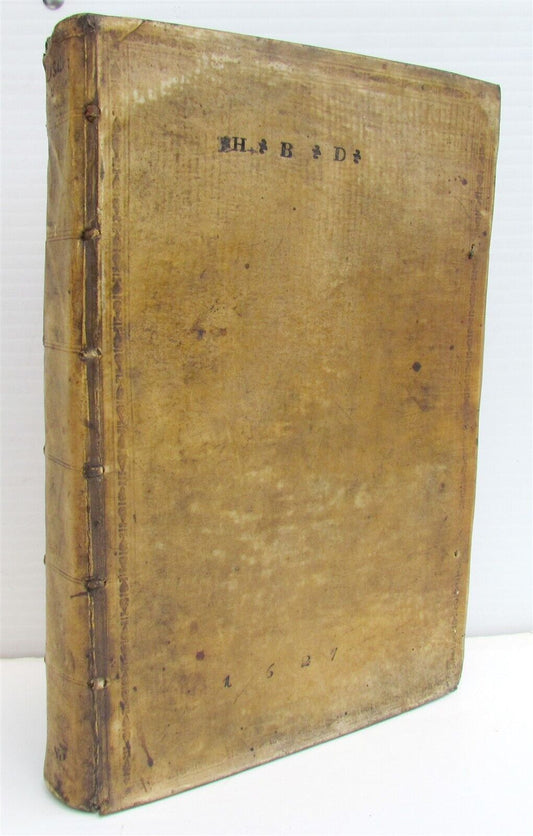 1607 LAW BOOK by Josephi Mascardi antique FOLIO VELLUM BOUND