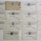 1880s-1890s LOT of 14 NATIONAL PARK BANK of NY ANTIQUE STATEMENT CARDS POSTCARDS