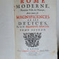 1713 ROME MODERNE antique ILLUSTRATED 5 VOLUMES