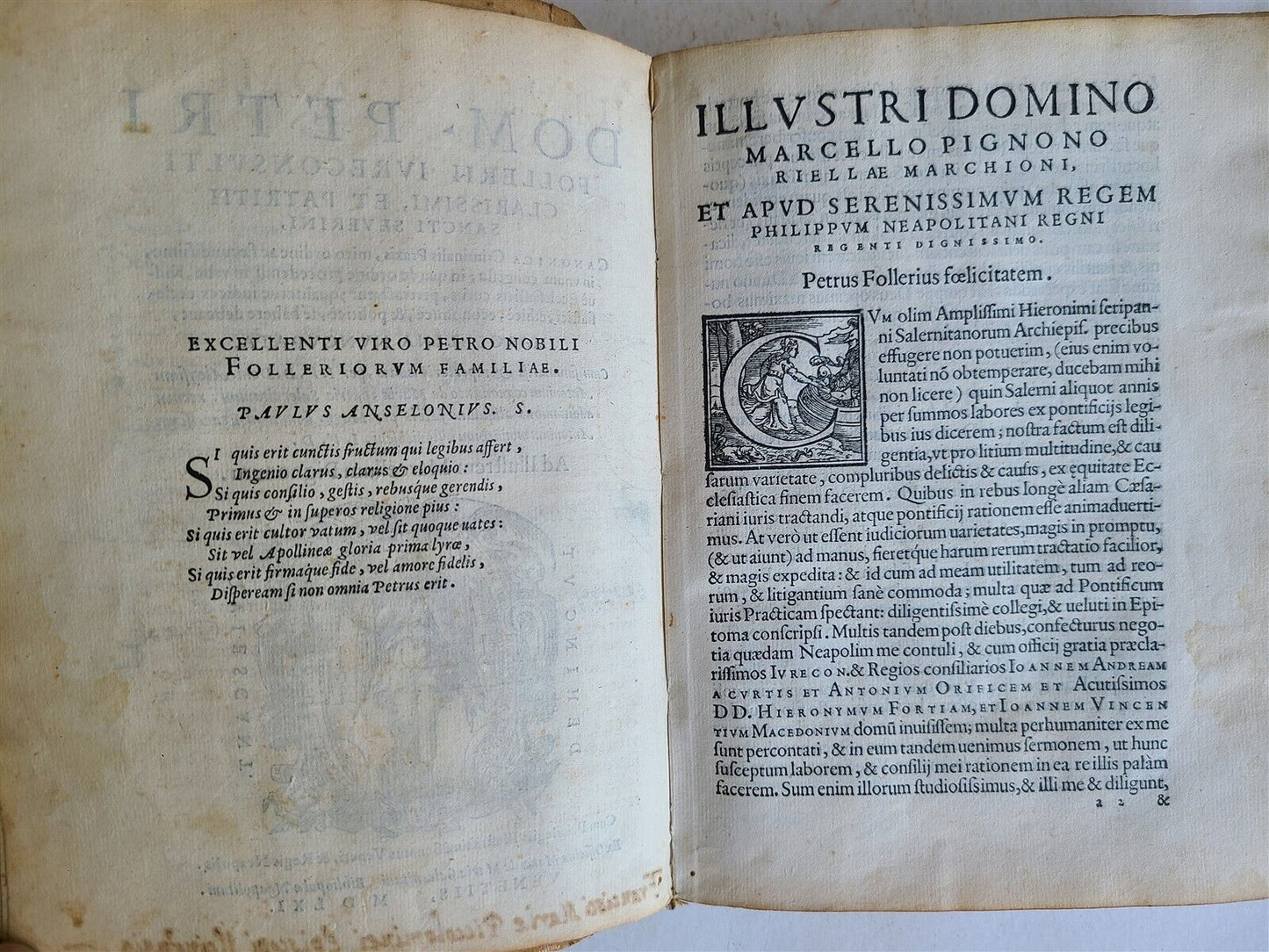 1561 ROMAN LAW CRIMINAL PRACTICE antique DOM. PETRI FOLLERII IURECONSULTI VELLUM