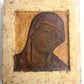 RUSSIAN ICON of MOTHER OF GOD antique 17th CENTURY HAND PAINTED on WOOD