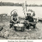 NORTHERN INDIANS HAYWARD WI ANTIQUE REAL PHOTO POSTCARD RPPC