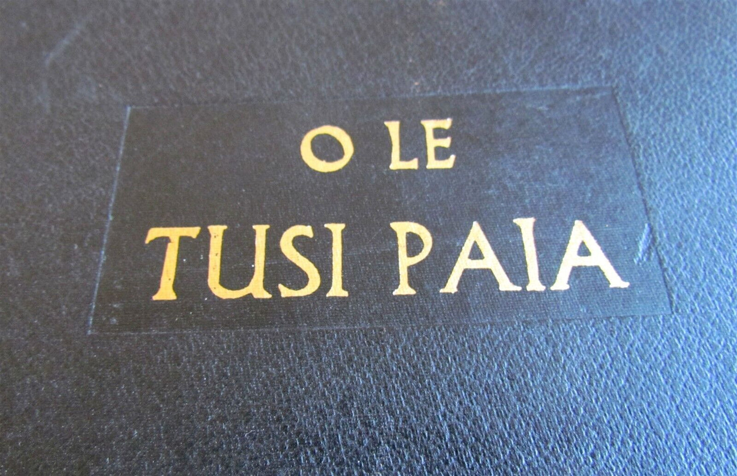 NEW ZEALAND SAMOAN BIBLE O LE TUSI PAIA vintage 1970 w/ MAPS Polynesian language