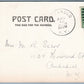 SOUTHOLD LONG ISLAND NY PECONIE LANE 1909 UNDIVIDED ANTIQUE POSTCARD