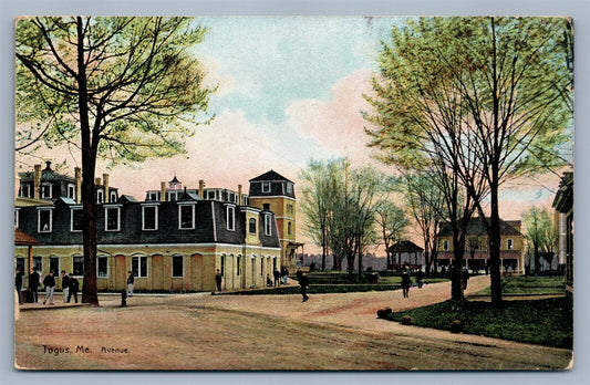 TOGUS ME AVENUE 1914 ANTIQUE POSTCARD