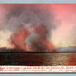 CAN FRANCISCO CA BURNING CITY VIEW ANTIQUE POSTCARD