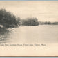PALMER MA FOREST LAKE ANTIQUE POSTCARD