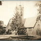 HIGHESVILLE PA METHODIST CHURCH ANTIQUE REAL PHOTO POSTCARD RPPC