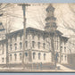 TUNKHANNOCK PA COURT HOUSE VINTAGE REAL PHOTO POSTCARD RPPC