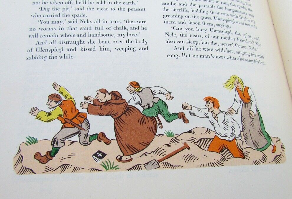 RARE 1934 GLOROIUS ADVENTURES OF TYL ULENSPIEGL LIMITED EDITION ILLUSTRATED BOOK