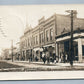 SANBORN IA STREET SCENE ANTIQUE REAL PHOTO POSTCARD RPPC