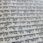 TORAH SCROLL FRAGMENT MANUSCRIPT VELLUM ANTIQUE BIBLE 20 3/4 x 32 1/2"