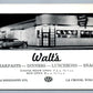 LA CROSSE WI WALT'S RESTAURANT ANDVERTISING VINTAGE POSTCARD