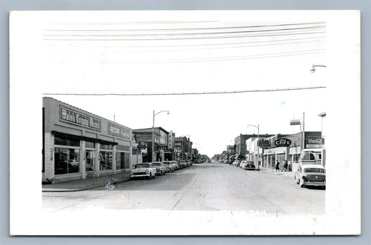 GRAFTON ND STREET SCENE 1958 VINTAGE REAL PHOTO POSTCARD RPPC