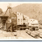 LOADING COAL CARS AT MINE WEST VIRGINIA ANTIQUE REAL PHOTO POSTCARD RPPC W.V.