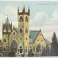 HAMBURG PA ST.JOHN'S LUTHERAN CHURCH 1907 ANTIQUE POSTCARD