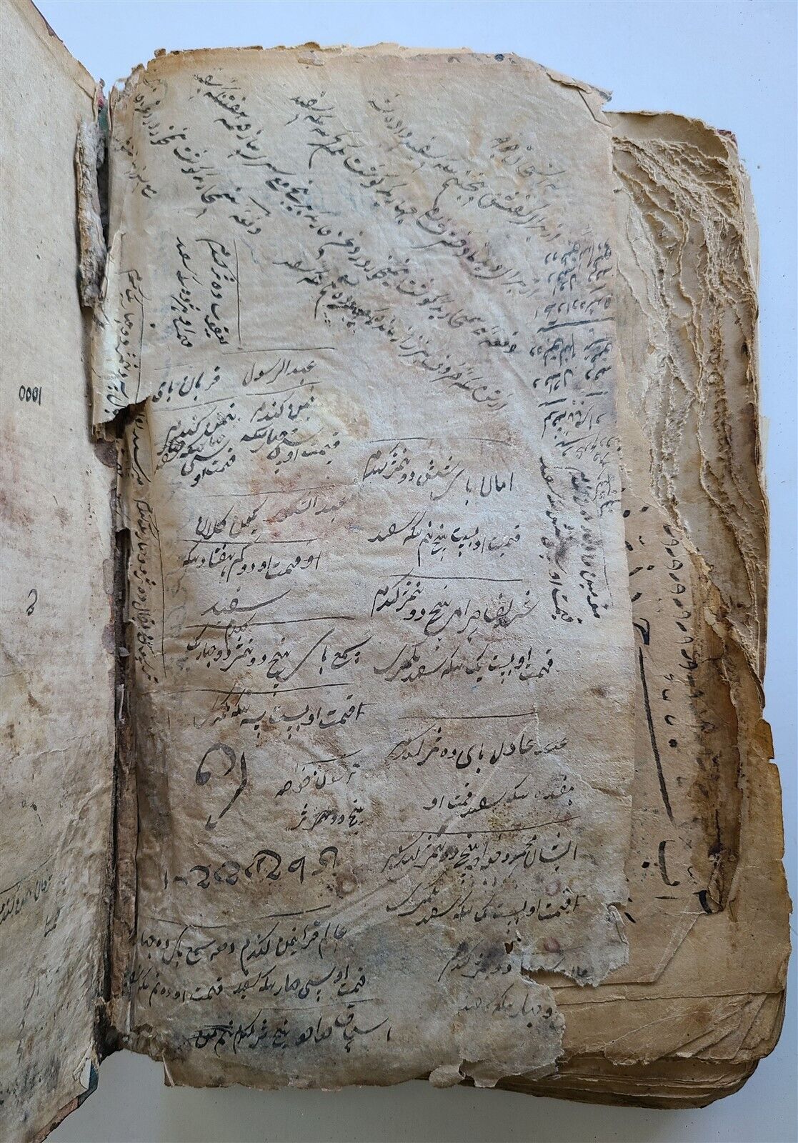 ARABIC FARSI MANUSCRIPT ISLAMIC POETRY by HAFEZ BOOK antique 19th century